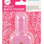 Willy Bath Fizzer - Penisformet Badebombe med Jordbærduft 