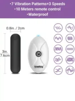 LOVETOY - Truse med vibrator og fjernkontroll - Slide - Lilla - Bilde 5