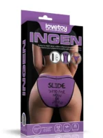LOVETOY - Truse med vibrator og fjernkontroll - Slide - Lilla - Bilde 3
