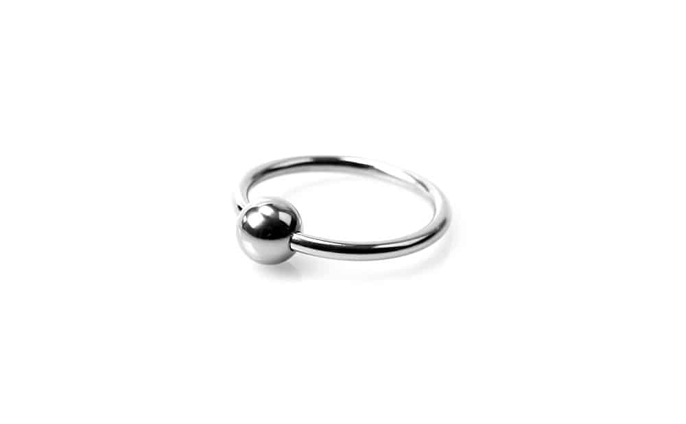 Glans Ring - Penishodering med Kule - 25 mm