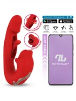 Intoyou - Mouty - Biting & Flipping - Rabbitvibrator med app - Rød