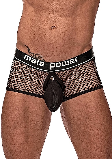 MALE POWER - Cock pit - nettingboxer - Sort