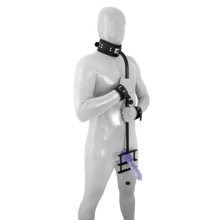Penis- og balleklemme med cuffs og collar