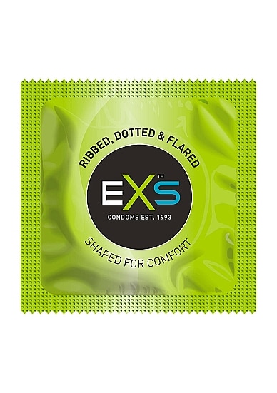 EXS - Kondom med Riller og nupper - 1 stk
