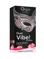 Orgie - Dual Vibe! Strawberry Gin And Tonic- Flytende Vibrator Styrke 6 - Bilde 4