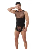 Amorable - Tank top i delvis netting - Bilde 3