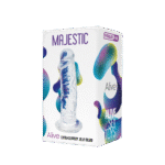 Alive - Majestic  - Blank dildo med sugekopp