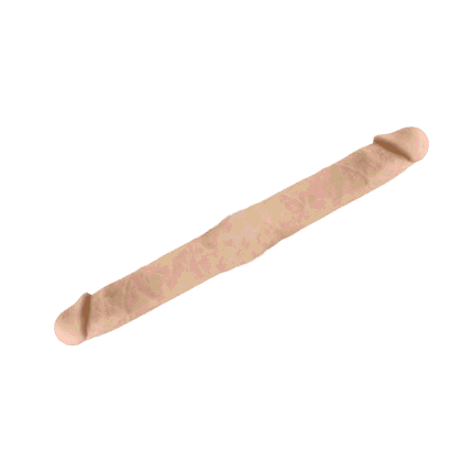 Woomy - Knock-Knock - dobbeldildo - lys hudfarge