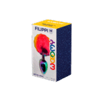 Woomy - Filippi M - Regnbue kaninhale buttplug i metall