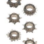 MENZSTUFF 6 pk penisringer - Sort 