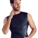 NEK - Skjorte med tøffe striper og mattlook