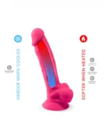Silexd - Silikon Dildo - Model 1 - 8" - Rosa - Bilde 3
