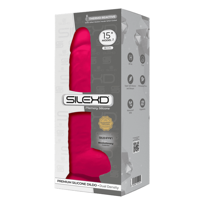 Silexd - Silikon Dildo - Model 1 - 15" - 38cm - Rosa