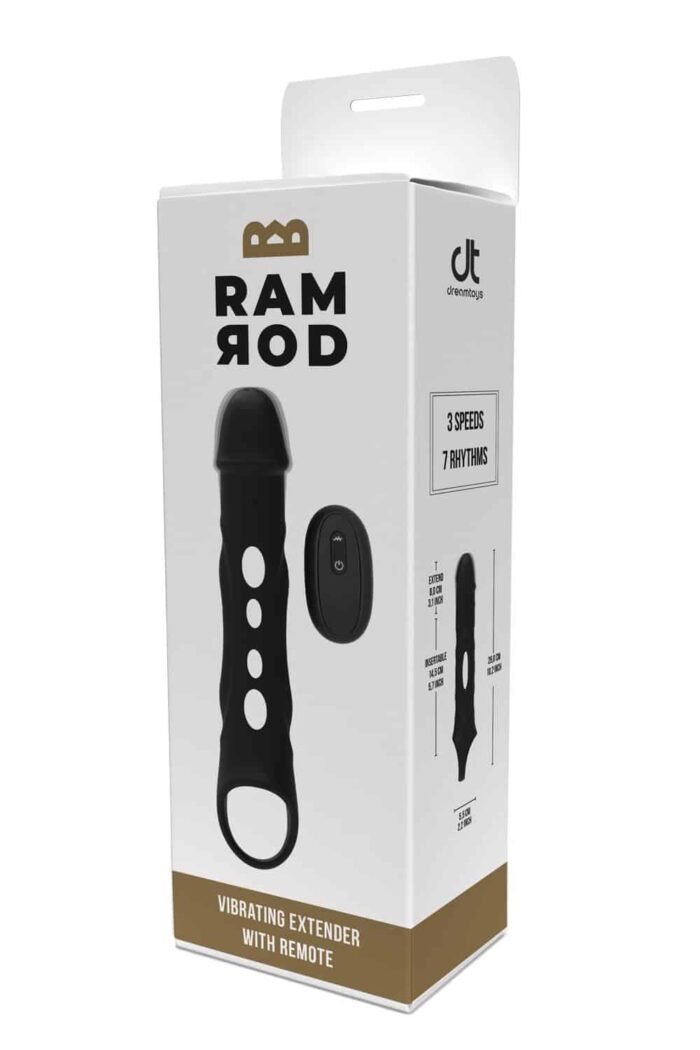 Ramrod - Vibrerende penis sleeve med fjernkontroll - Bilde 2