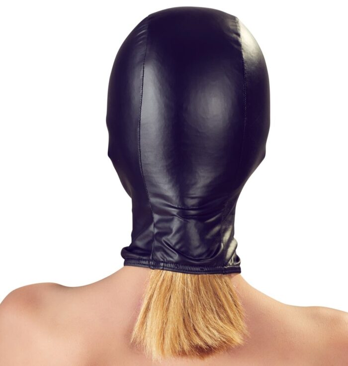 Bad Kitty - Sort og rød maske med røffe detaljer
