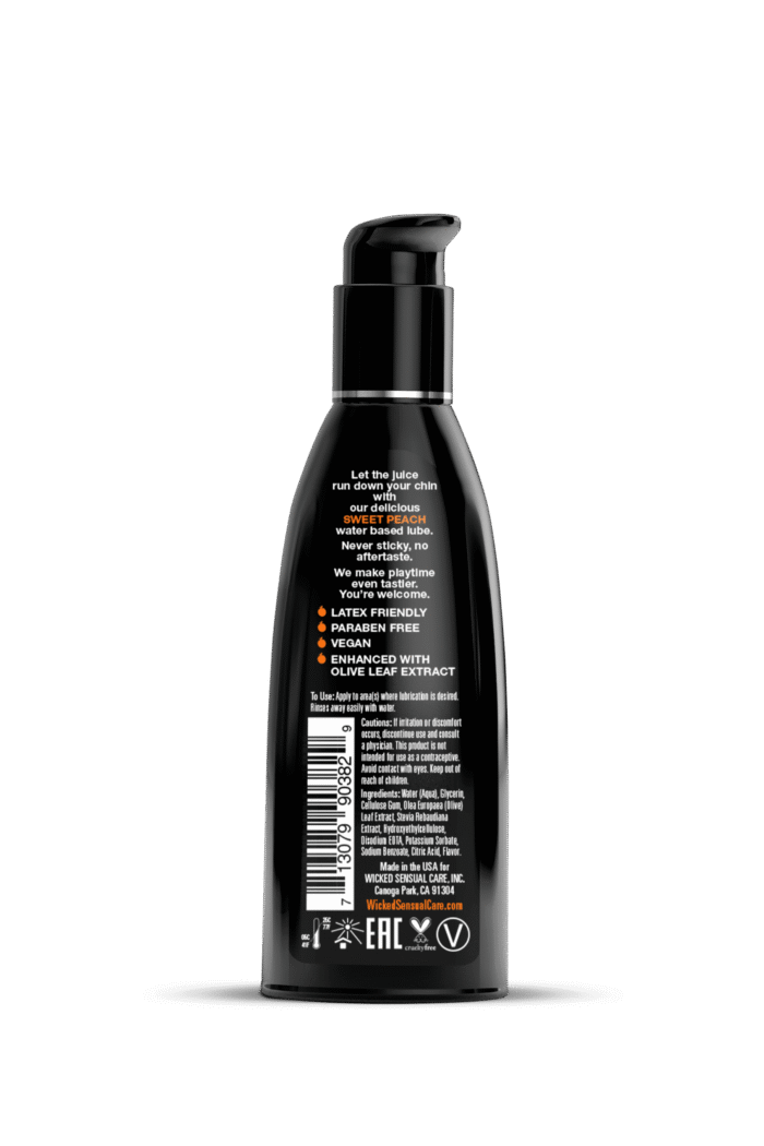 Wicked - Vannbasert glidemiddel - Sweet Peach - 60ml