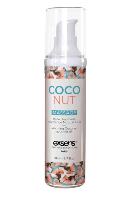 EXSENS - Varmende massasjeolje - Hot Coconut - Kokos