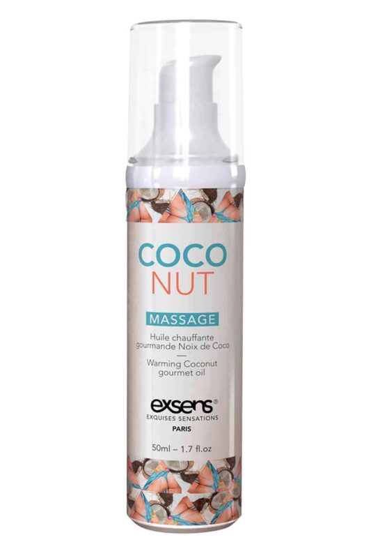 EXSENS - Varmende massasjeolje - Hot Coconut - Kokos