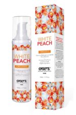 EXSENS - Organic Varmende massasjeolje - White Peach - Hvit Fersken