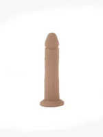 Silexd - Liquid Silikon - Model 2 - 8" Lys hudfarge Myk dildo - Bilde 4