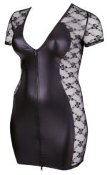 Cottelli Collection - Tettsittende kjole med Blonder - Plus Size