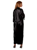 Cottelli Lingere - Klassisk Sort Kimono - Lang - Bilde 3