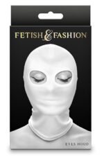Fetish & Fashion - Bondage maske med åpning for øyne - Hvit - Bilde 2