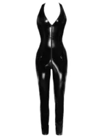 Black Level - Lakk Jumpsuit - Sort - Bilde 8