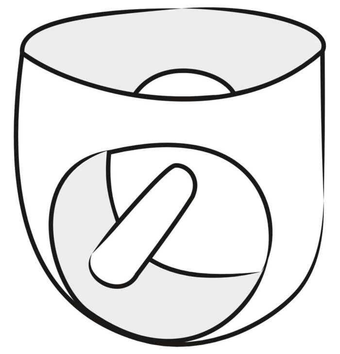 LateX - Latextruse med Anal Dildo - M/L