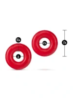 Blush - Stay Hard Donut Penisring - Rød - Bilde 3