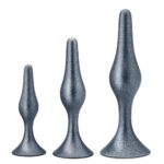 ANAL ADVENTURES ENESIS - Buttplug sett  - STELLAR SILVER