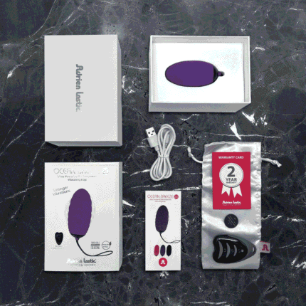 Adrien Lastic - Ocean Breeze 2.0 - Oppladbar Vibrerende Egg - Sort