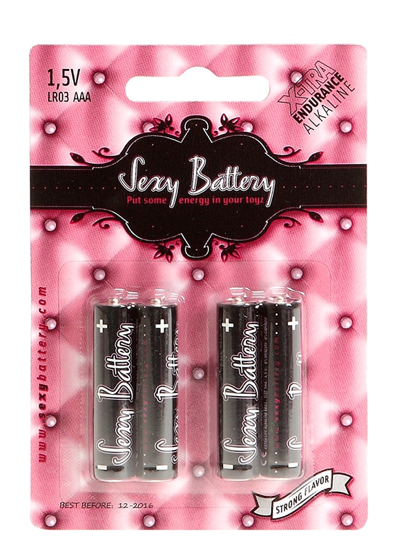 Sexy Battery - Alkaline 4 stk - AAA batterier