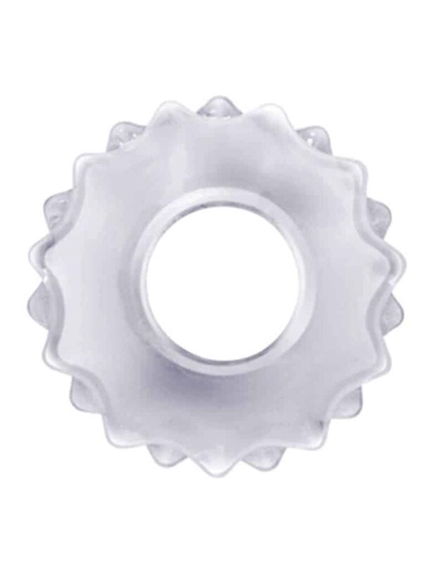 PowerPlus - Transparent Penisring med tagger