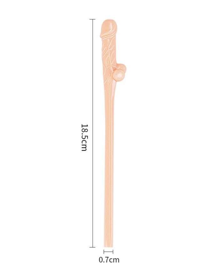 Love Toy - Original Willy Straws - Sugerør - Lys hudfarge - Bilde 4