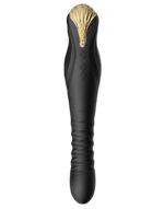 ZALO - King Black - Thrusting vibrator - sort