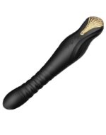 ZALO - King Black - Thrusting vibrator - sort