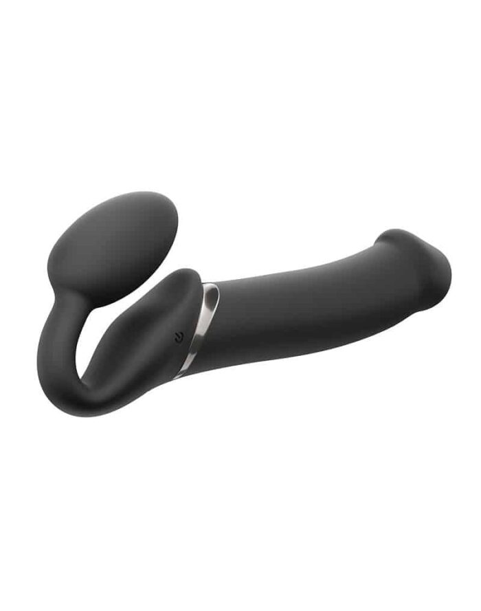Strap-on-Me - Stroppeløs Strap On med Vibrering - X-Large - Sort