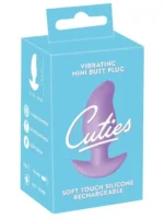 Cuties - Mini buttplugg med vibrasjon - Lilla - Bilde 3