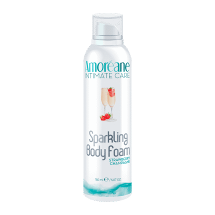 Amoréane - Sparkling Body Foam - Massasjeskum - Sparkling Strawberry Champagne