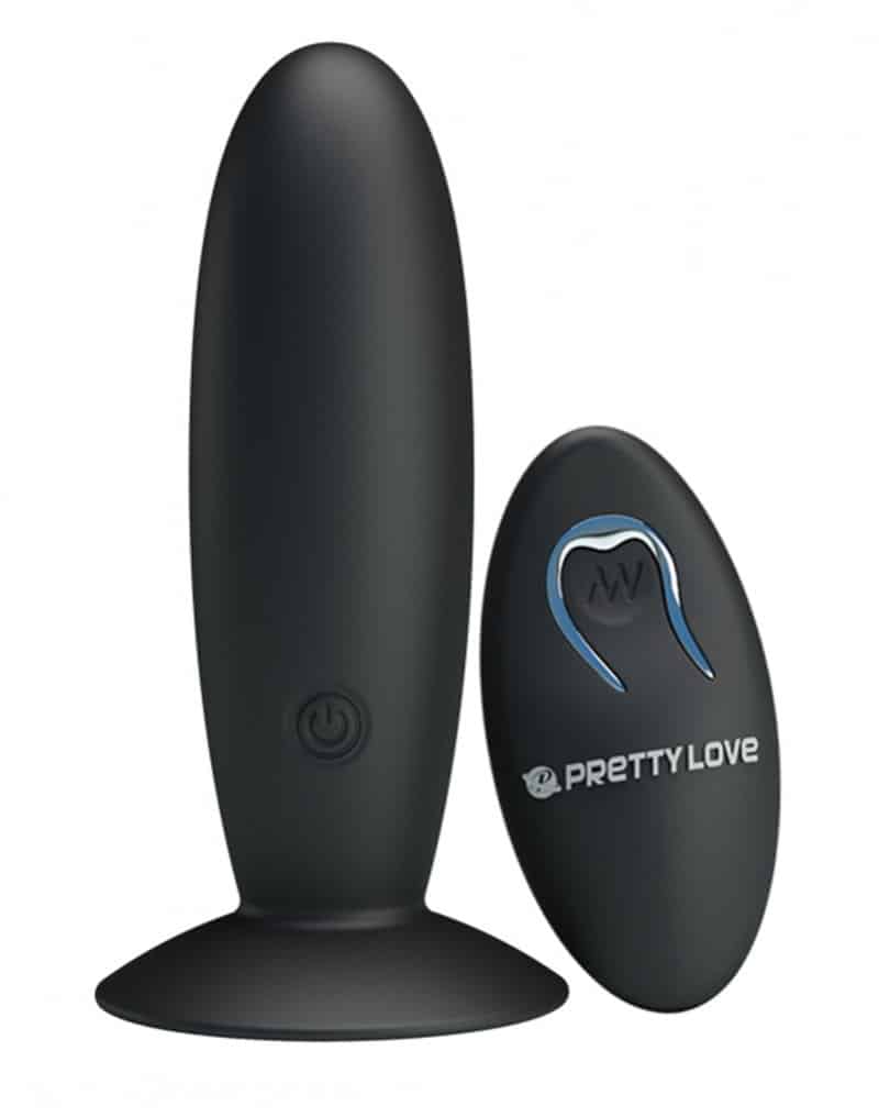 Crazy Bull - Buttplug med Fjernkontroll - Sort Crazy Bull - Buttplug med Fjernkontroll - Sort