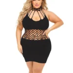 Pink Lipstick - Rich B Phase - Sort kjole - Queen Size