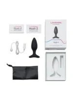 Lovense - Hush 2 - Buttplugg med vibrasjon og app - 1,5" - Small - Bilde 4