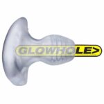 Oxballs - Glowhole-1 Fuckplug - Tunnelplug med Led - Clear frost - S