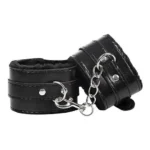 TieMeUp - Cuffs med Plysj - Sort