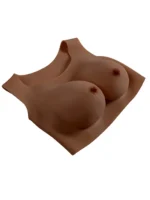 GENDER X - Breast Plate D-Cup - Bryst Protese - Mørk hudfarge - Bilde 5