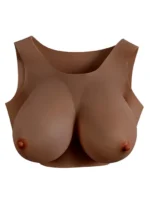 GENDER X - Breast Plate E-Cup - Bryst protese - Mørk hudfarge - Bilde 13