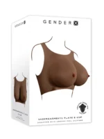 GENDER X - Breast Plate E-Cup - Bryst protese - Mørk hudfarge - Bilde 14
