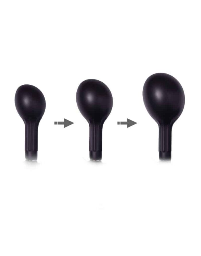 Rimba - Oppblåsbar Analplug med ballpumpe