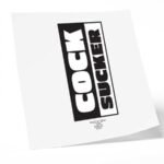 Mister B - Midlertidig Tatovering - Cocksucker